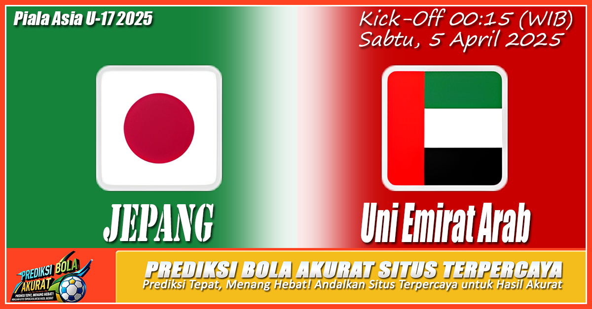 Prediksi Jepang vs Uni Emirat Arab – Piala Asia U-17 2025